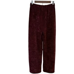 New! Umgee USA Women’s Sz Medium Cabernet Soft & Plush Knit Wide Leg Pant K632